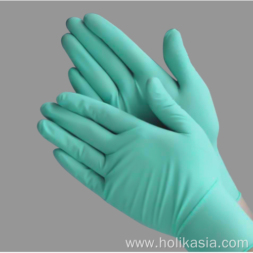 12inch ORDINARY LATEX INSPECTION GLOVES DISPOSABLE GREEN